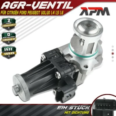 Valvola EGR Ricircolo Gas per Citroën Berlingo C3 II C4 II C5 III DS3 1.4 1.6 - Immagine 1 di 4