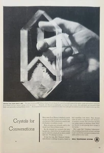1947 Bell telephone system Vintage crystals for conversations - Picture 1 of 1