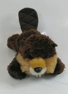 Aurora World Peluche Pequeño Flopsie CONSTRUCTOR el Castor 8" Juguete de Relleno Cola Acolchada - Imagen 1 de 11