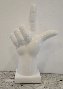 Decorative Ceramic Hand - Looser Gesture - ASL L - Chinese 8 - Love - Beautiful - Picture 1 of 7