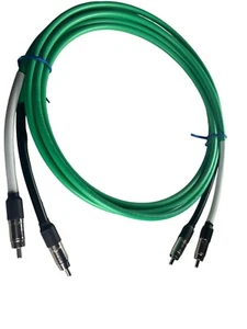 Belden 1505A Red High Quality, Studio Grade Swithcraft 3502A RCA Stereo Cables - Picture 1 of 7