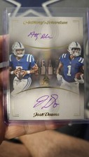 2023 Panini Luminance Year 1 Anthony RICHARDSON Josh DOWNS RC On Card Dual Auto