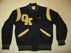 Vtg DeLong OK Knights Varsity Letterman Wool Stadium Coat Jacket S