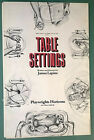 TABLE SETTINGS James (Falsettos) Lapine Off Broadway Window Card Mark Blum 1980