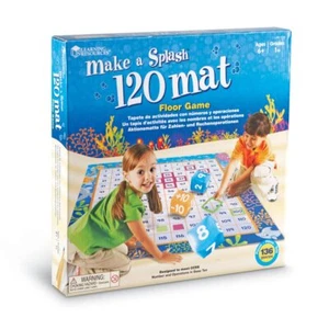 120 Number Concepts Floor Mat Game with Inflatable Cubes for Kids - Picture 1 of 8