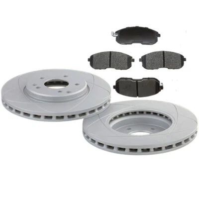 Первоклассные перфорированные передние дисковые тормозные диски и колодки для Infiniti G20, Nissan Altima - Изображение 1 из 4