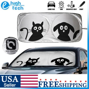 Foldable Car Windscreen Sun Shade Visor Auto Front Window UV Block Shield Cover - Picture 1 of 8