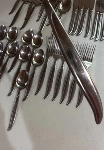 N.S Co NST58 National Stainless Japan 32pc Service For 6 Silverware Flatware Set - Picture 1 of 8