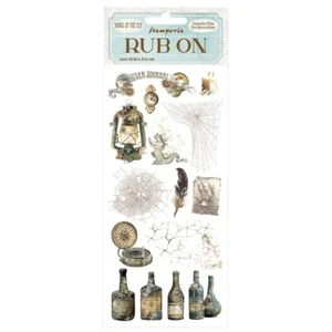 Stamperia Rub-On - CANCIONES DEL MAR - BOTELLAS (4"" x 8,5") 10cm x 21cm, tela de araña - Imagen 1 de 1