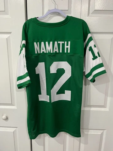 New York Jets Vintage Joe Namath Green Home Jersey XL- Gently Used Cover