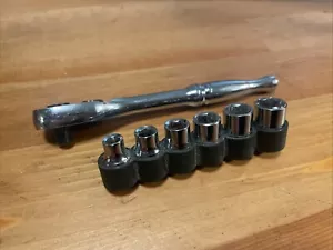 Husky Ratchet 1/4” Drive With Quick Release Includes Sockets - Bild 1 von 6