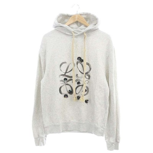 Felpa con cappuccio LOEWE x Studio Ghibli Spirited Away grigia taglia XS uomo Japan Limited