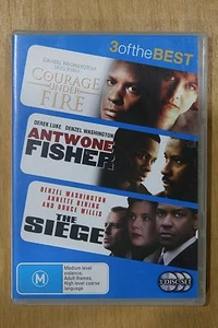 Courage Under Fire/ Antwone Fisher/ The siege - R4 - Pre-owned - (D66) - Picture 1 of 2