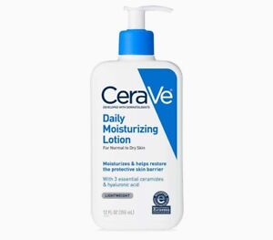 Cerave Daily Moisturizing Face and Body Lotion for Normal and Dry Skin 12 oz