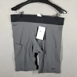 Nike Dri-FIT ADV Fitness Base Layer Shorts Gray Black DX1916-068 Men Size L New - Picture 1 of 14