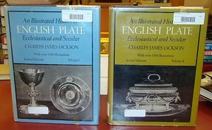 Illustrated History of English Plate, Volumes 1 & 2 (Dover, 1969) HCDJ - Picture 1 of 4