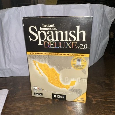 Instant Immersion Spanish Deluxe PC CD-ROM 5 Disc Deluxe Edition Set - Image 1 of 4