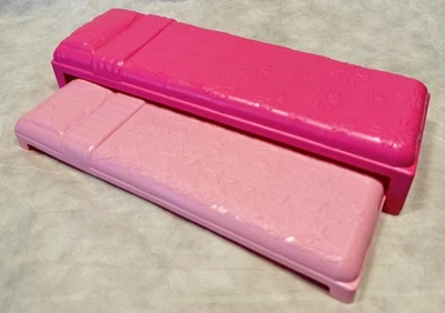 Mattel 2021 Barbie Dreamhouse Repuesto GRG93 Rosa Flor Nido Cama Lote Foto 1 de 4