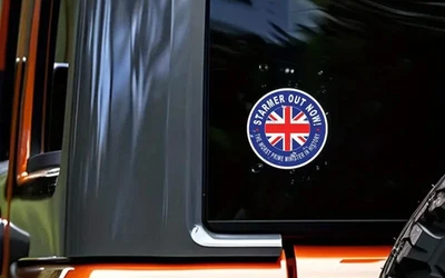 STARMER OUT NOW Protest Car Stickers | Reusable, Semi-Matte, SAVE ENGLAND NOW - Image 1 of 2