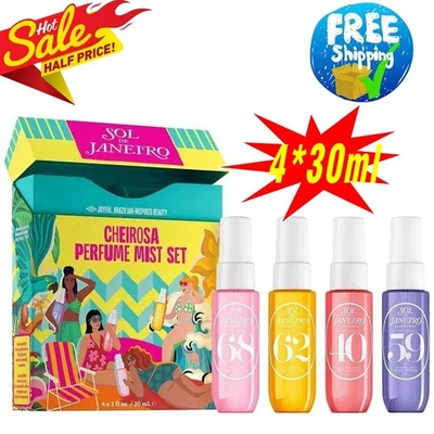 Sol de Janeiro Cheirosa Perfume Mist Set | '40 '59 '62 '68 | 4x 30ml Set~ UK