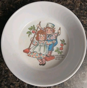 Vintage 1969 Raggedy Ann & Andy kleine Schüssel - 4,75" Durchmesser - Bild 1 von 4