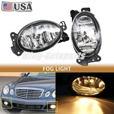 Par de faros antiniebla FIT Mercedes Benz 2007-2009 W211 E320 E350 E550 NUEVO Foto 1 de 4