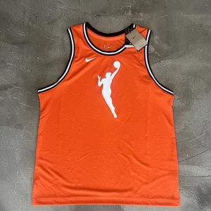 Nike WNBA Team Jersey Orange Dri-Fit, Women's Basketball Logo Men’s Size Large - Picture 1 of 8