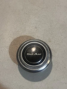 Chevrolet BelAir 1967-1968 botón de bocina cromado original OEM 3858262 67 68 Chevy - Imagen 1 de 9