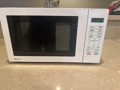 Magic Chef 1000 Watt 1.1 Cubic Feet Digital Touch Countertop Microwave, White - Image 1 of 4