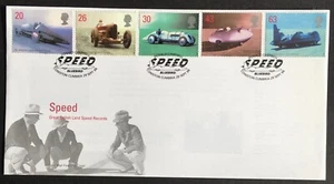 GB QEII 1998 Unaddressed Speed FDC Donald Campbell Bluebird Coniston Cancel - Picture 1 of 1
