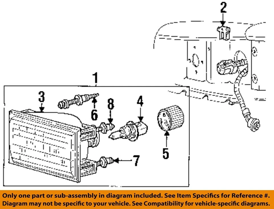 Lincoln FORD OEM 90-94 Town Car Headlamp-Front Lamps-Adjust Screw FOVY13032A Foto 1 de 1