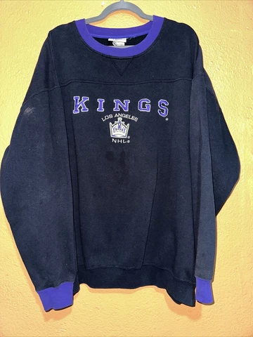 Vintage Lee Sport Los Angeles Kings Pullover Sweatshirt Size XXL Cover