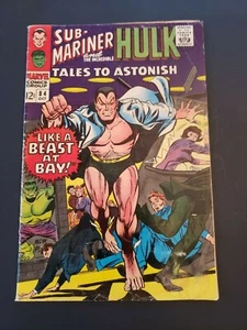 TALES TO ASTONISH INCREDIBLE HULK & SUB-MARINER COMIC BOOK #84 (1966) - Picture 1 of 5
