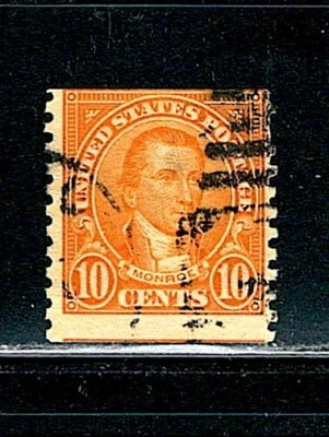 US Year of 1924 James Monroe Single Coil Stamp Scott# 603 (Used), - Image 1 of 2