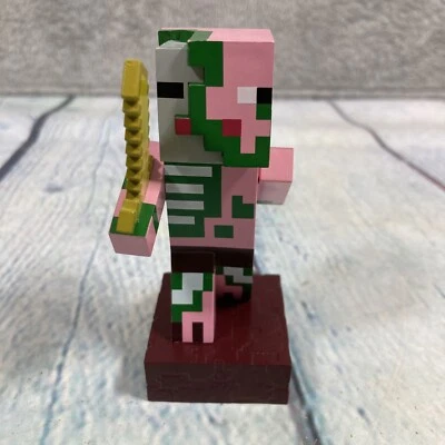 Figura de acción Mojang Minecraft Zombie Pigman 2017 plástico - 4" de alto Foto 1 de 4