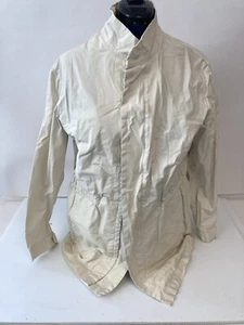 Cappotto lungo Mandarina Duck vintage originale misto cotone tela taglia 40 R-18 - Foto 1 di 9