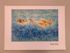 PAUL KLEE,'FLOTILLE, 1925', AUTHENTIC 1993 ART PRINT - Picture 1 of 5