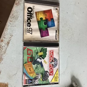 Microsoft Office 97 Professional Edition W/ Serial Number Key+ Monopoly Lot - Picture 1 of 2