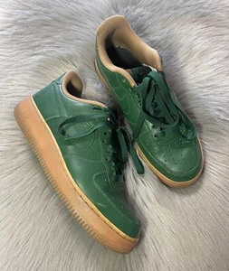 Nike Air Force 1 Low iD By You Custom Green Gum Men’s Size 7 - Picture 1 of 12