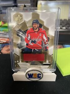 20-21 SPX BASE GOLD JERSEY PARALLEL #2 ALEX OVECHKIN SP CAPITALS GAME USED