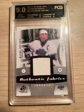Wayne Gretzky 2010-11 Upper Deck SP Game Used Authentic Fabrics Jersey FCG 9.0