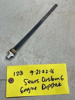 Varilla de medición de aceite de motor Sears Custom 6 Tractor 4 velocidades Tecumseh 143-566062 Foto 1 de 3