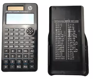 HP 300s+ Scientific Calculator Solar 315 Built In Functions Slide Cover Working - Picture 1 of 8