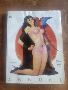 The Betty Page Annual-Black Cat Books 1991 Pulp Magazine - Imagen 1 de 4