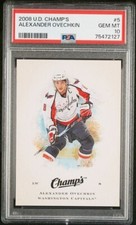 2008-09 Upper Deck Champ's Alex Ovechkin #5 PSA 10 Alexander LOW POP Goodwin
