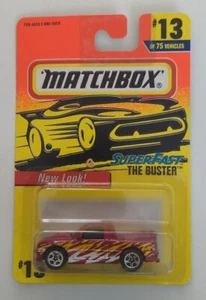 MATCHBOX SUPERFAST #13 - RED -  THE BUSTER TRUCK- 1/64 DIECAST - NEW - Foto 1 di 3
