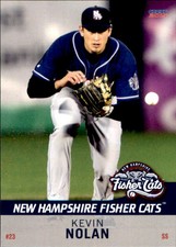 2015 New Hampshire Fisher Cats Choice #17 Kevin Nolan Nashua NH Baseball Card