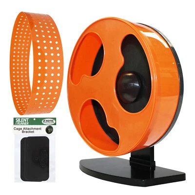 EXOTIC NUTRITION Silent Runner Wheel 12" Reg + Autoclean Track + Cage Attachment - Package Set