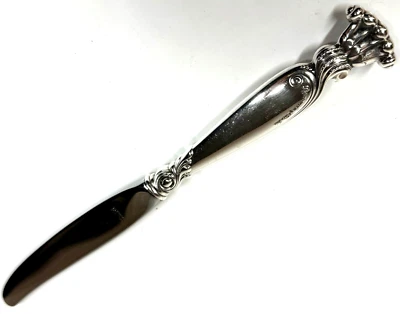 Vintage Wallace Romance of the Sea Sterling Silver Handle 9" Butter Knife Spread - Image 1 of 4