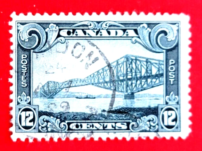 Канадская марка 156 «Квебекский мост» б/у - Изображение 1 из 1
